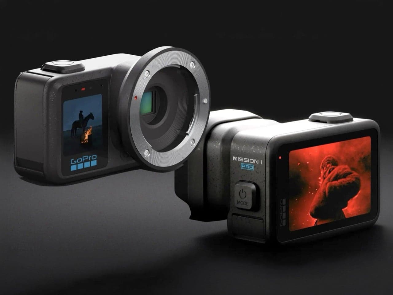 GoPro 미션 1 프로 - 렌즈 교환식 액션캠, $499부터