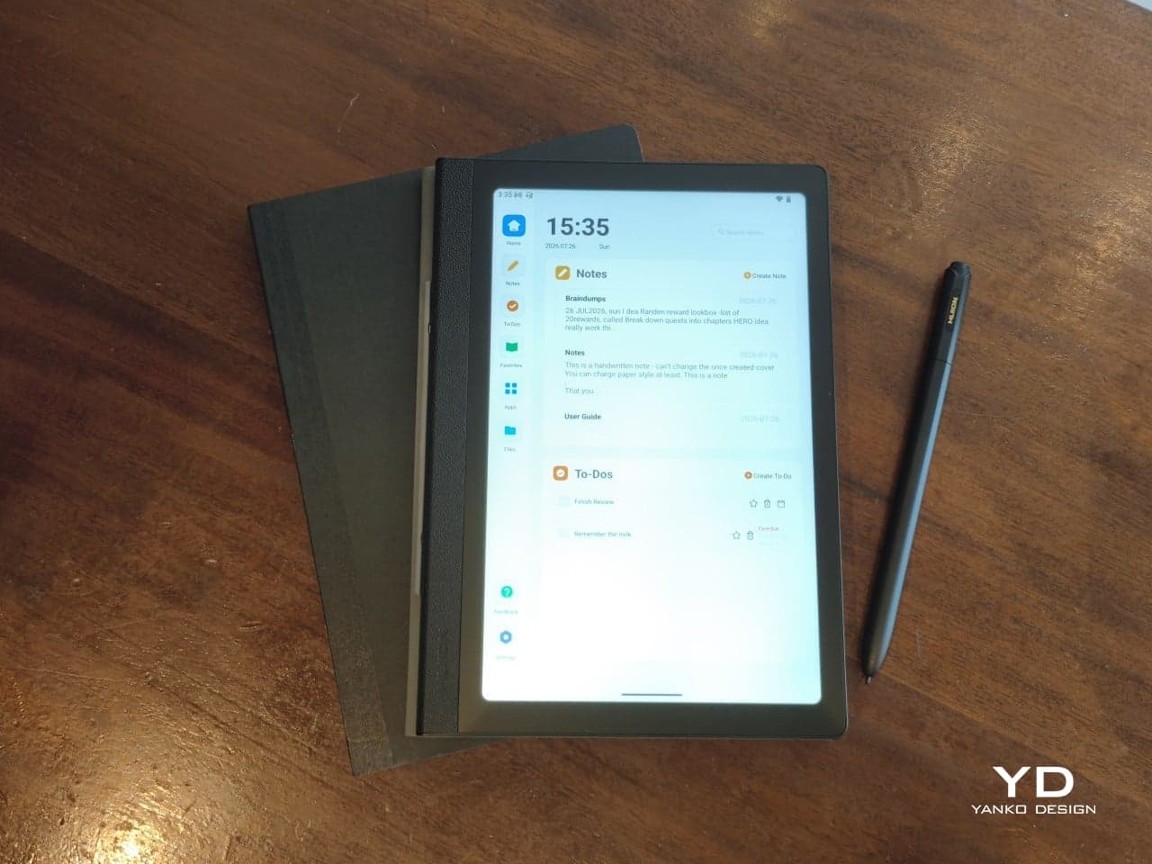 Huion Note E - 페이지가 끝나지 않는 E잉크 노트