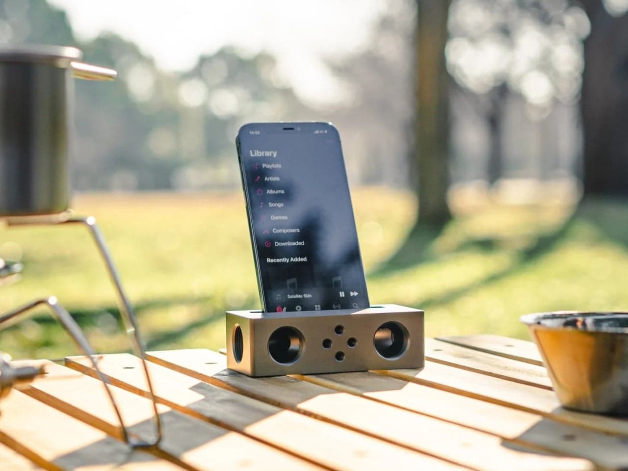 iSpeaker - 배터리도 전원도 필요 없는 $179 무전원 아이폰 스피커