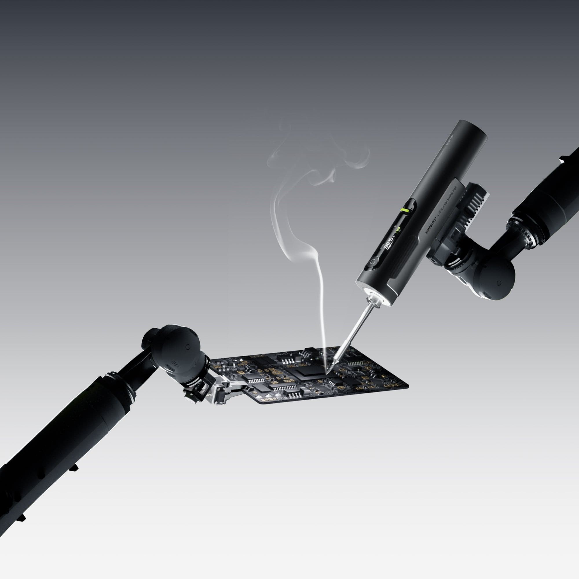 HOTO SNAPBLOQ Cordless Soldering Iron - Modular Tool That Heats Up in 3 Seconds