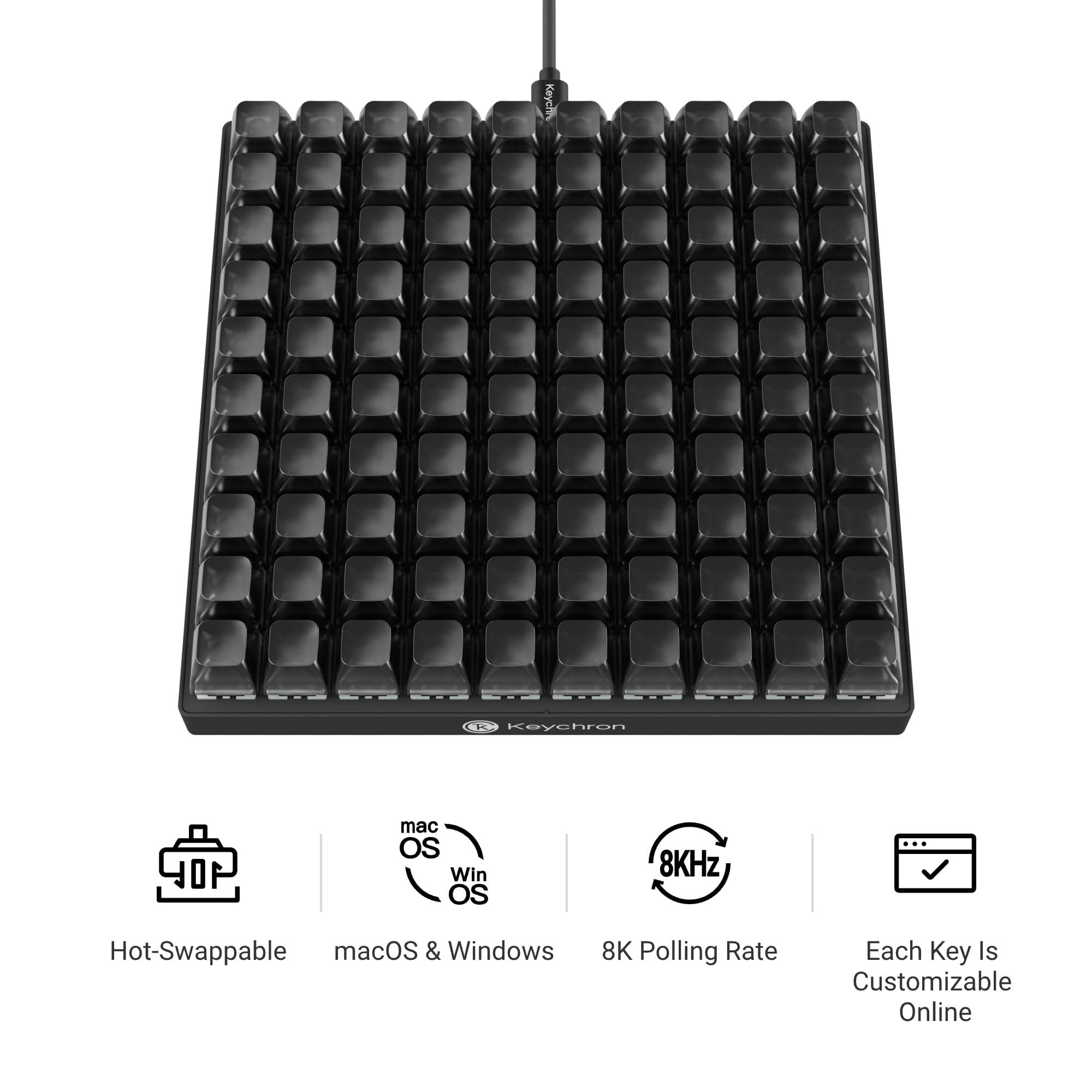 Keychron C100 8K - A Monster That Turns All 100 Keys Into a Macro Pad