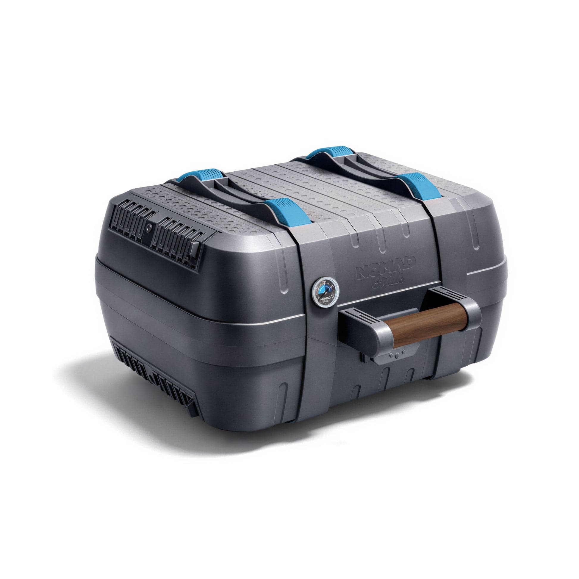 NOMAD Rodeo Grill & Smoker — A Real Grill That Folds Down to Briefcase Size