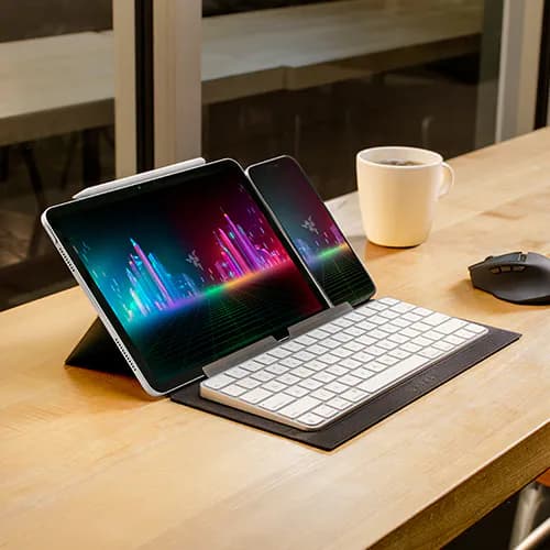 Razer Travel Case Folio - A Tablet Stand Case That Wraps Your Portable Keyboard