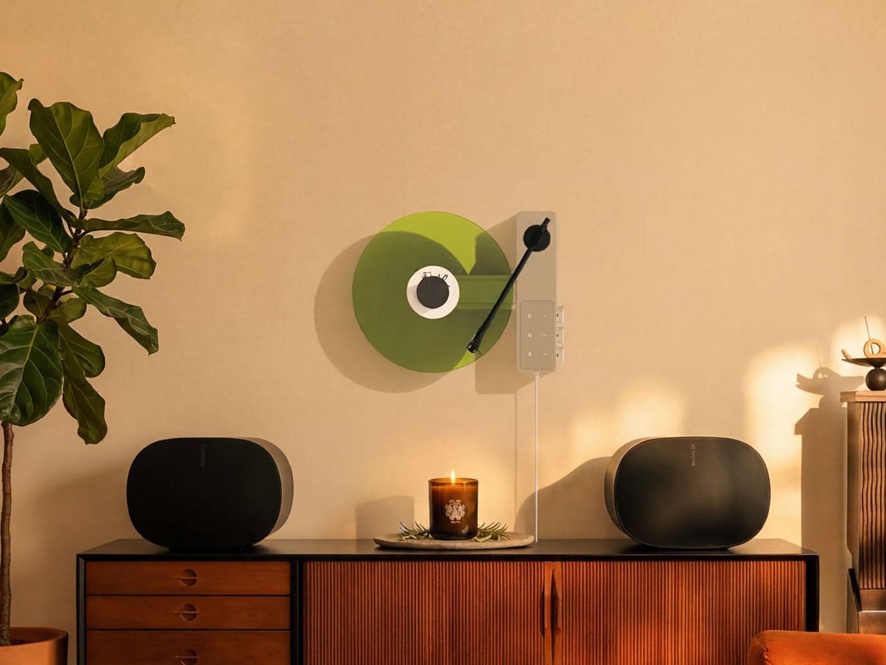 Ruka Studio TD-1 — A Wall-Mounted Vertical Turntable