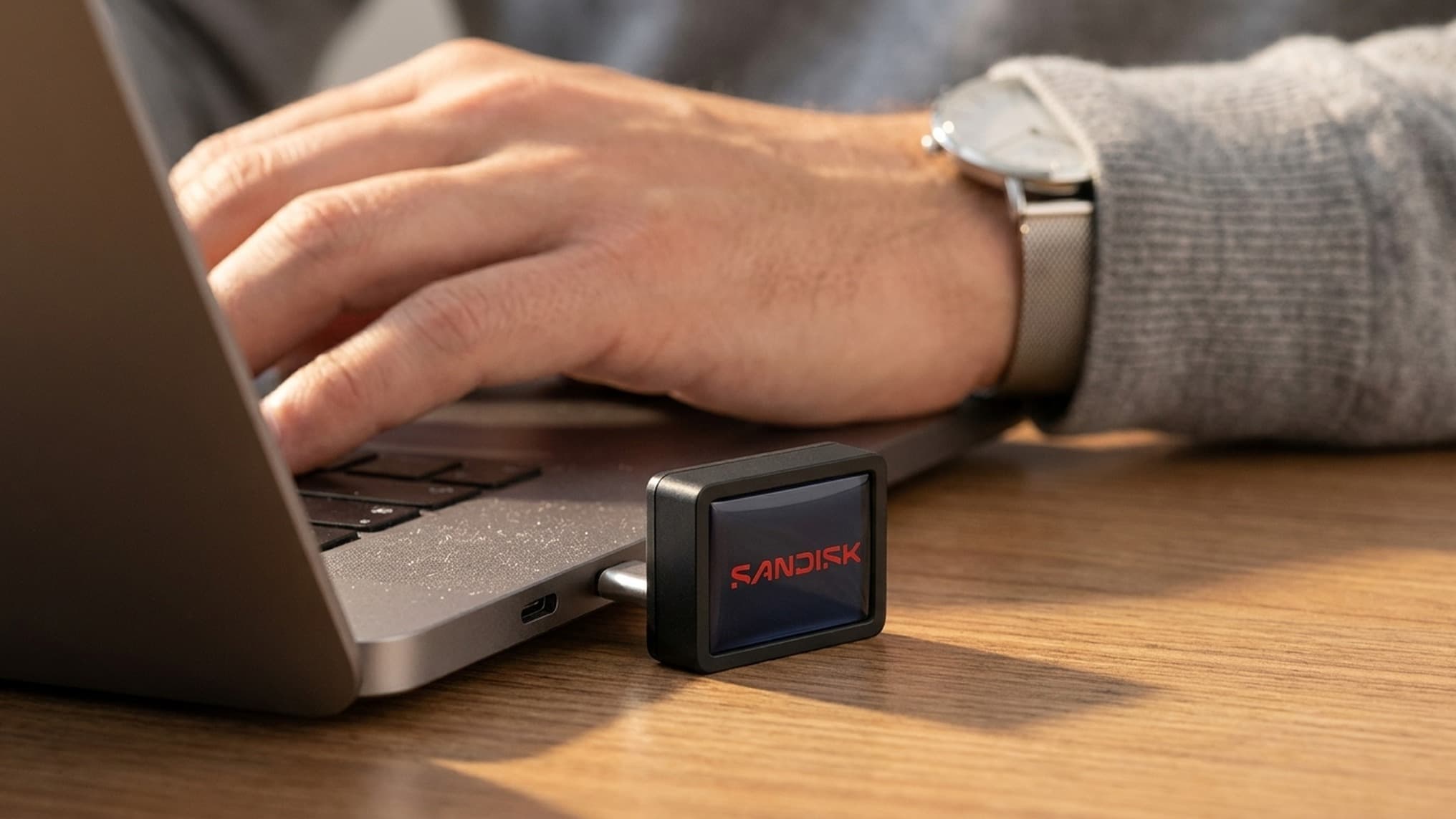 SanDisk Extreme Fit USB-C - 꽂아두고 잊어버리는 초소형 400MB/s 플래시 드라이브