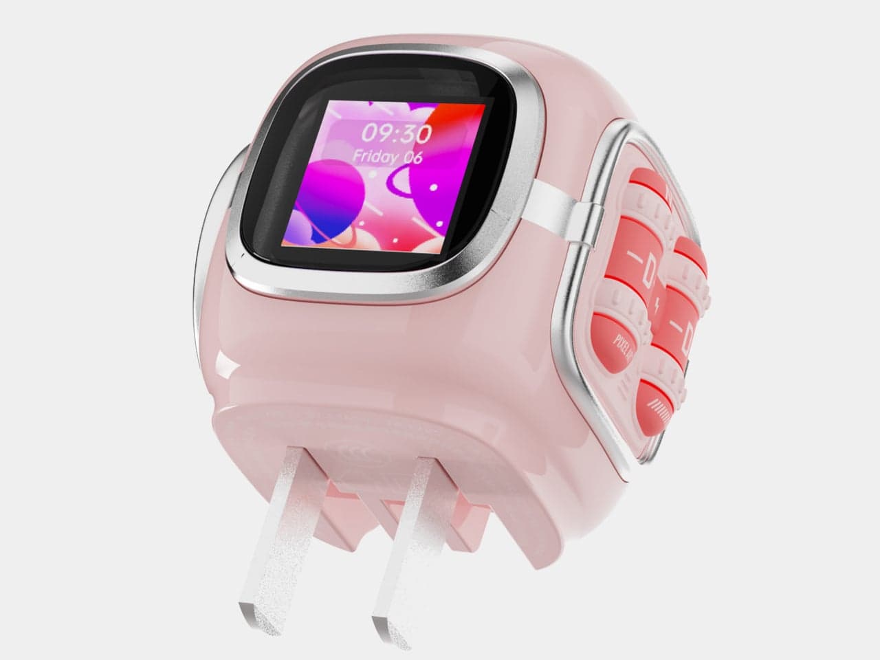 Divoom DiPow - ピクセルアートディスプレイ搭載の$36 GaN充電器