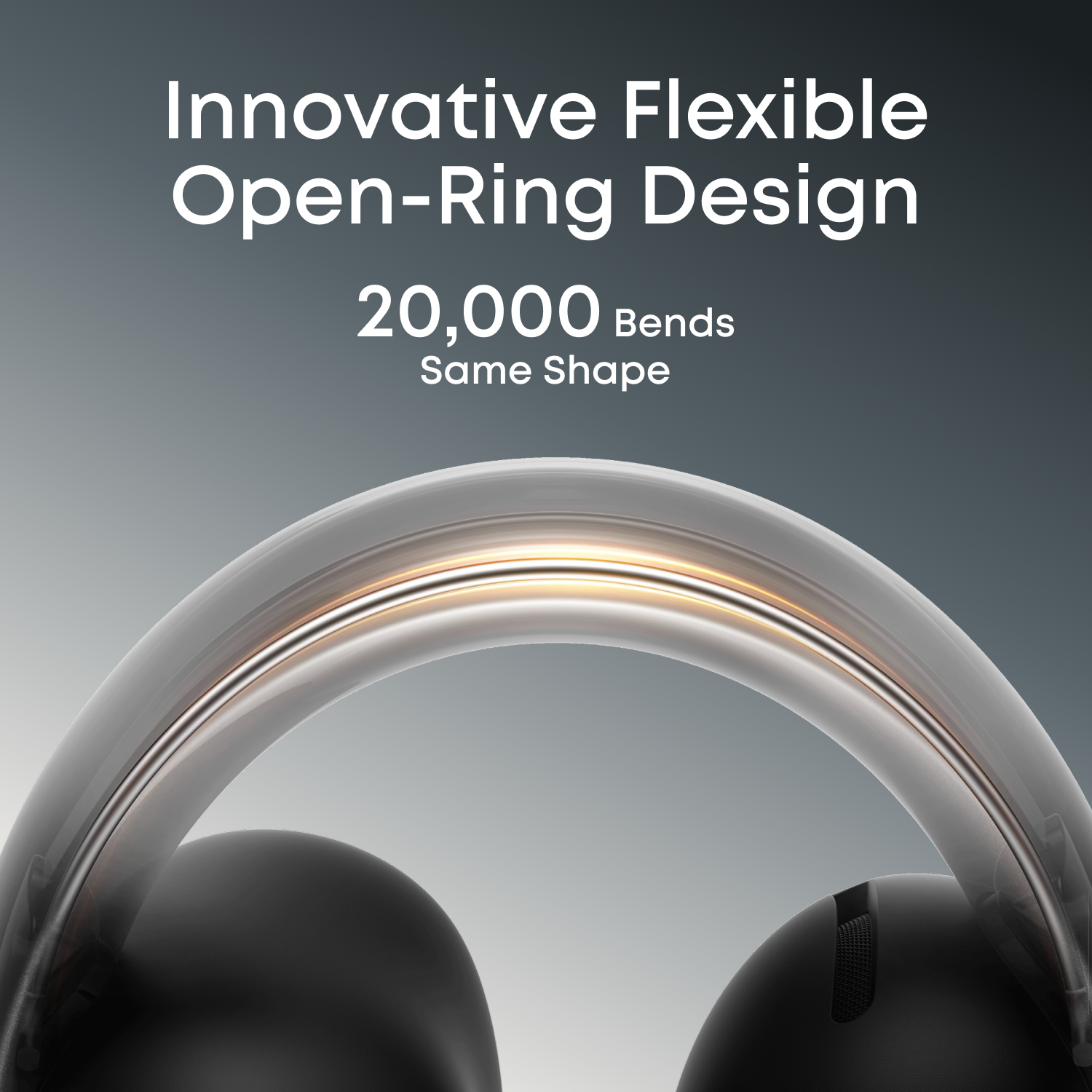 Anker AeroClip 2 flexibility detail, a close-up of the ring bending