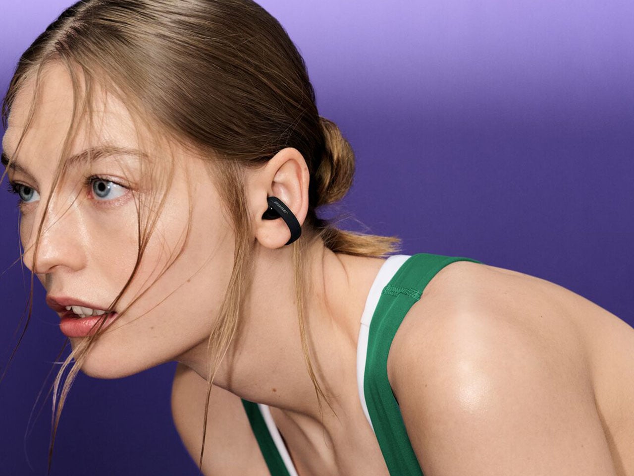 Wearing the workout-focused Sport Open