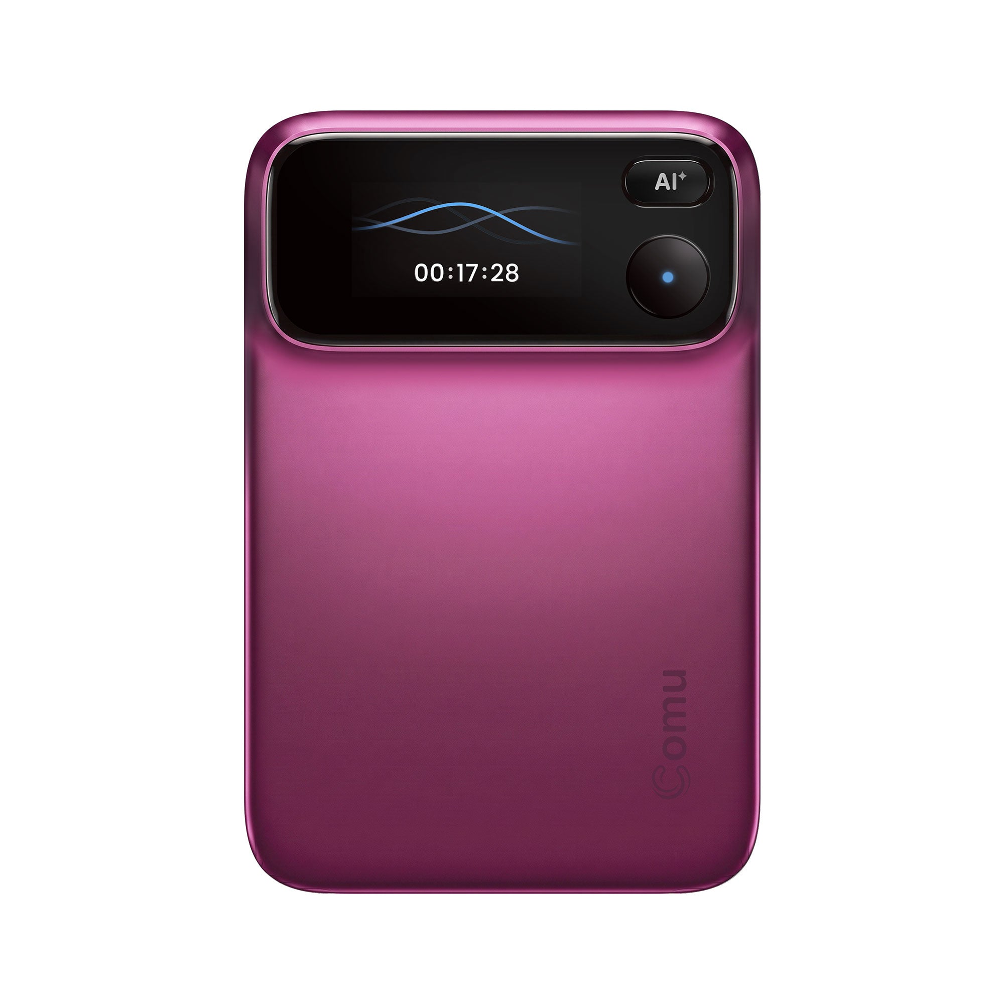 Comu Action Pro in cherry red, front view