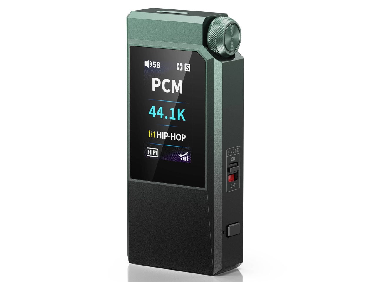 FiiO QX11 디테일, 상단 다이얼