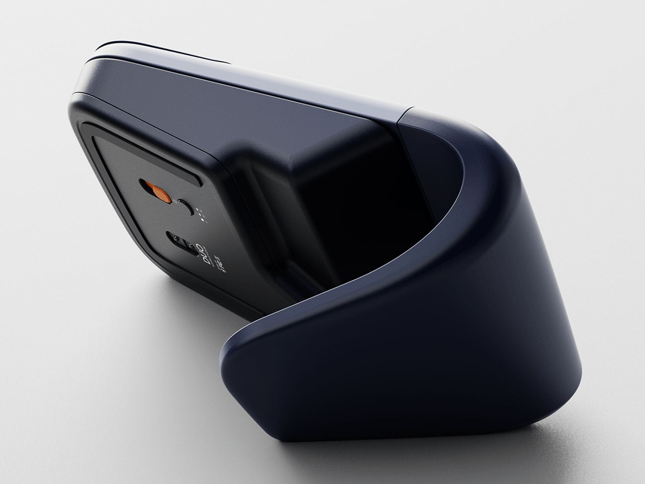 DUO Flexible Mouse 버티컬 측면뷰