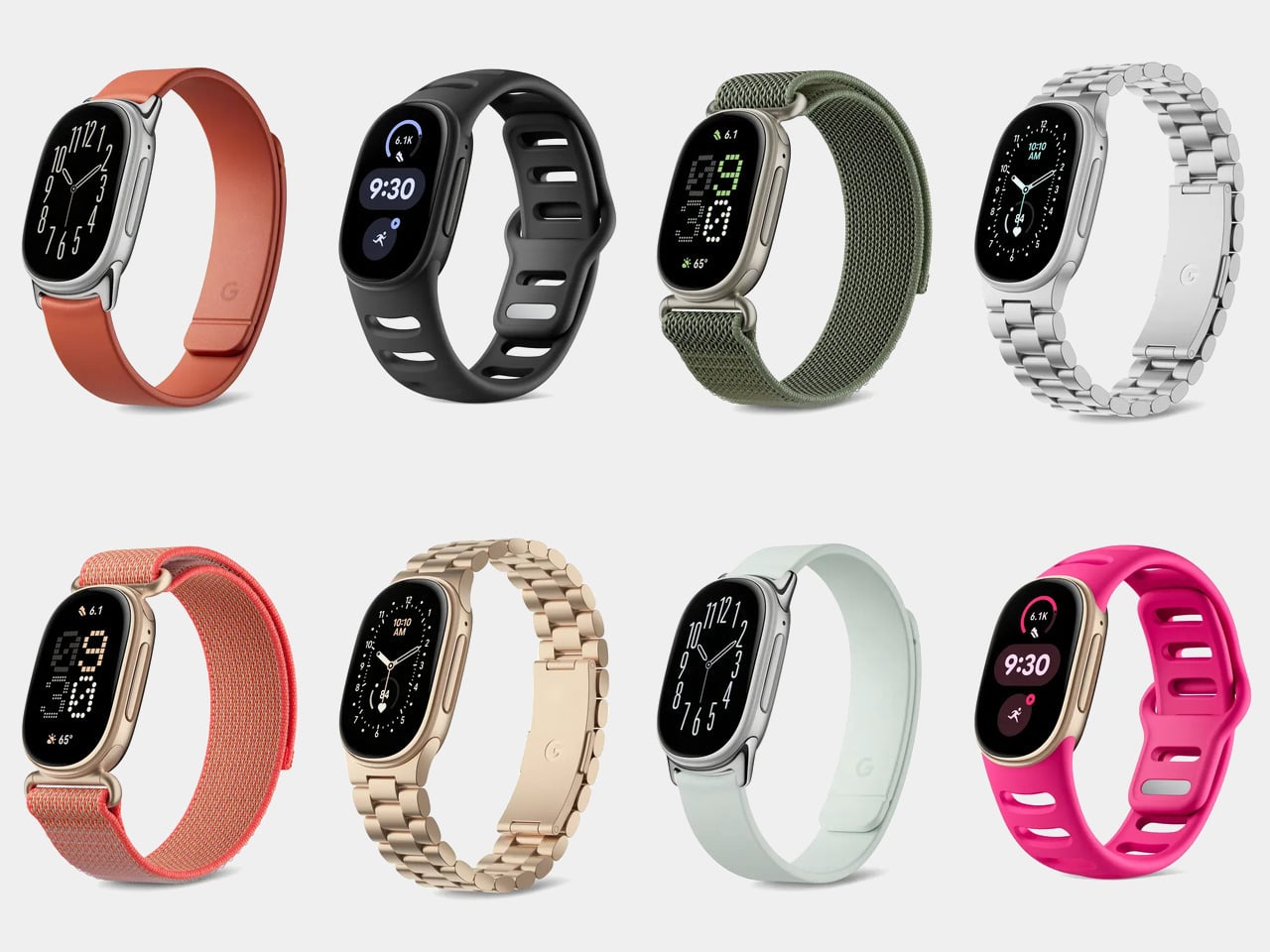 Google Fitbit Edge 색상 구성