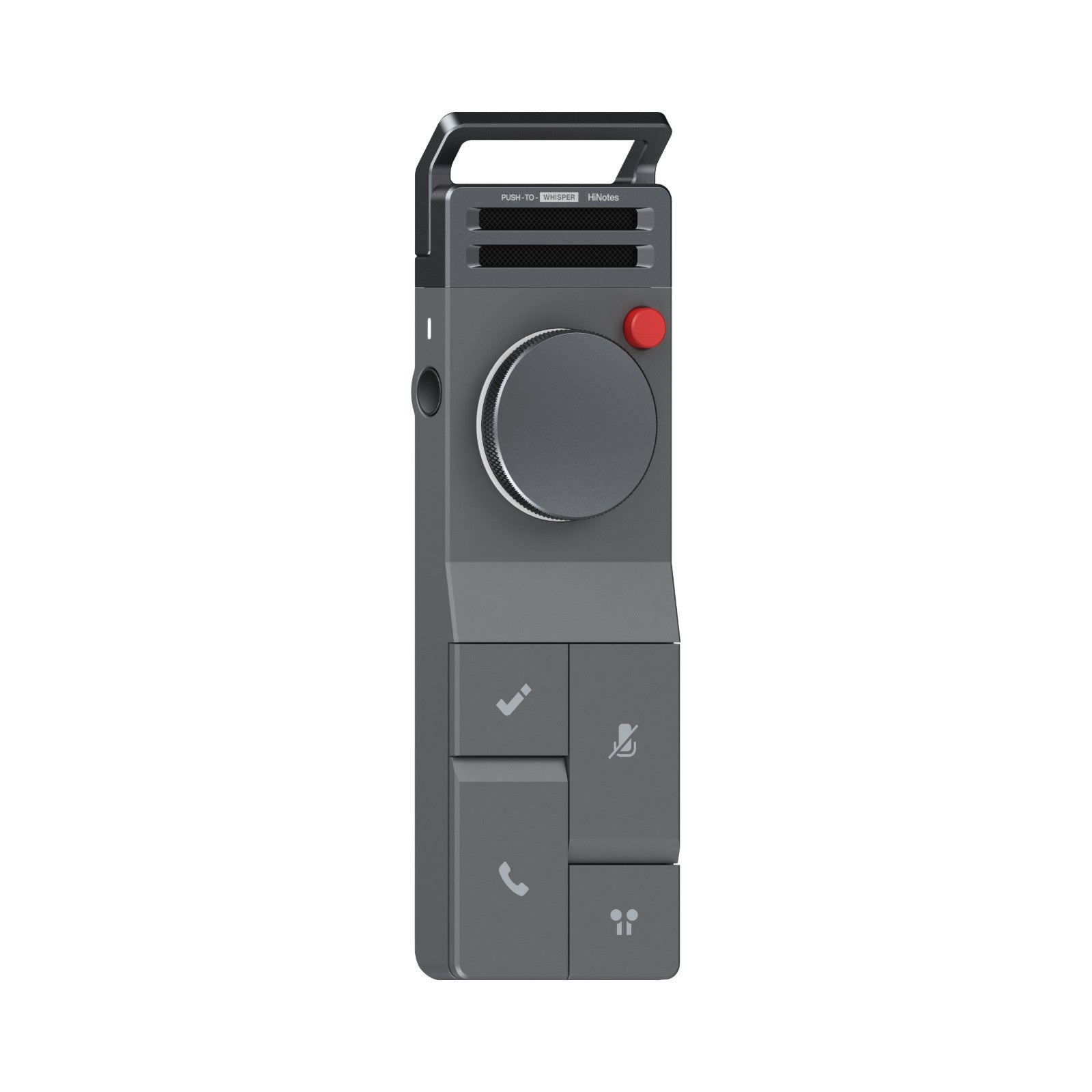 HiDock P1 본체 버튼과 입력부 디테일