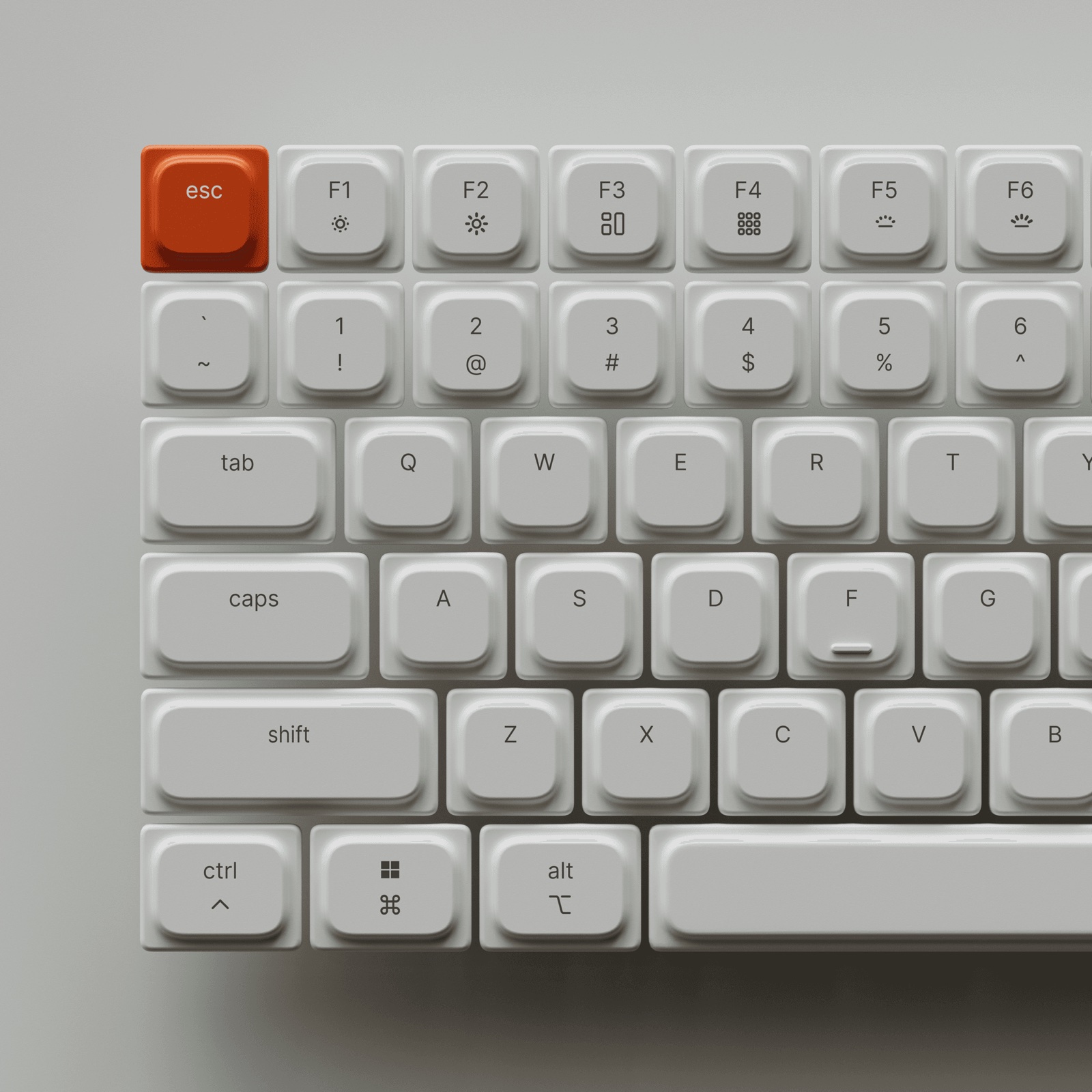 KNOB sans 키셋 왼쪽 영역 클로즈업