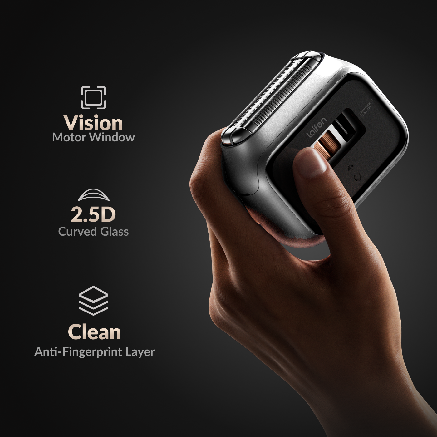 Laifen P3 Pro 손에 쥔 컷