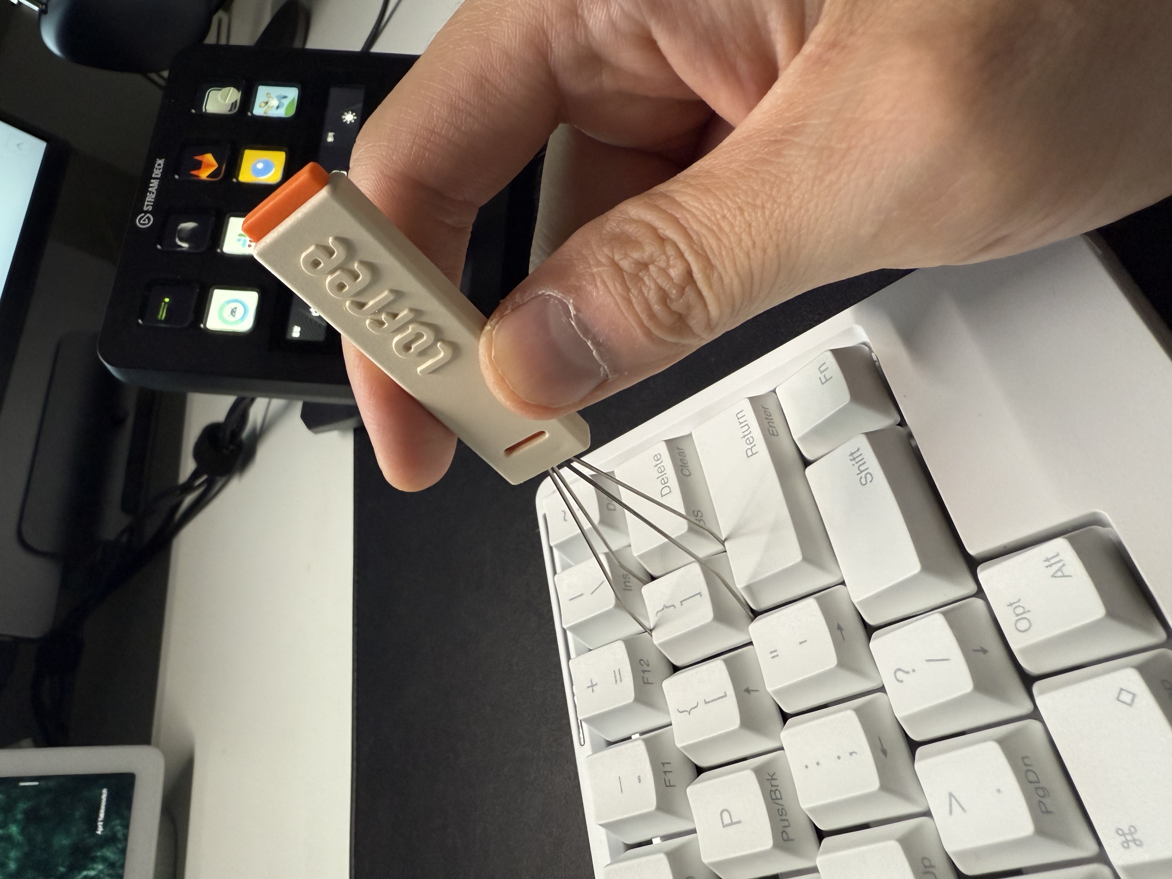 로프리 키캡풀러 사용 모습