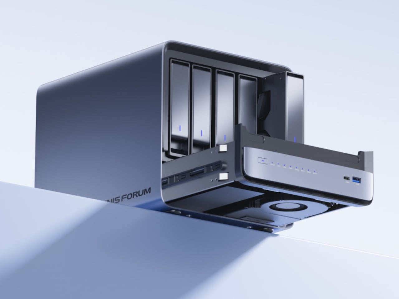 Slide-out motherboard