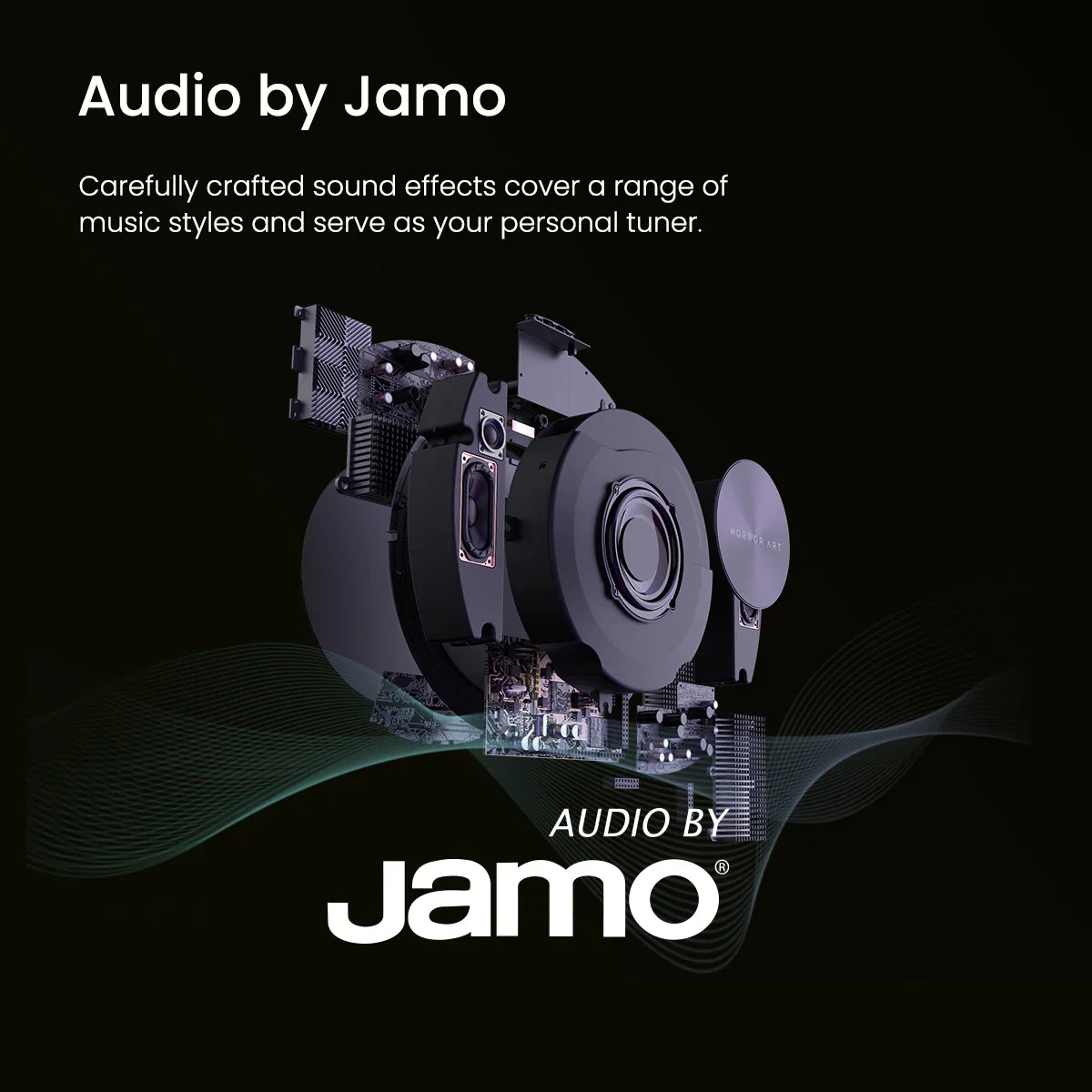 Jamo 튜닝 2.1 스테레오 내부 구조
