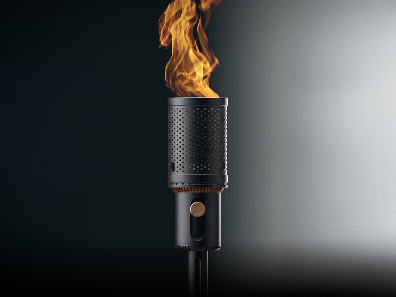 불꽃이 올라오는 Camp Torch 헤드