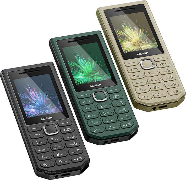 Nokia 300 Charge 디테일, 정면 3색 비교