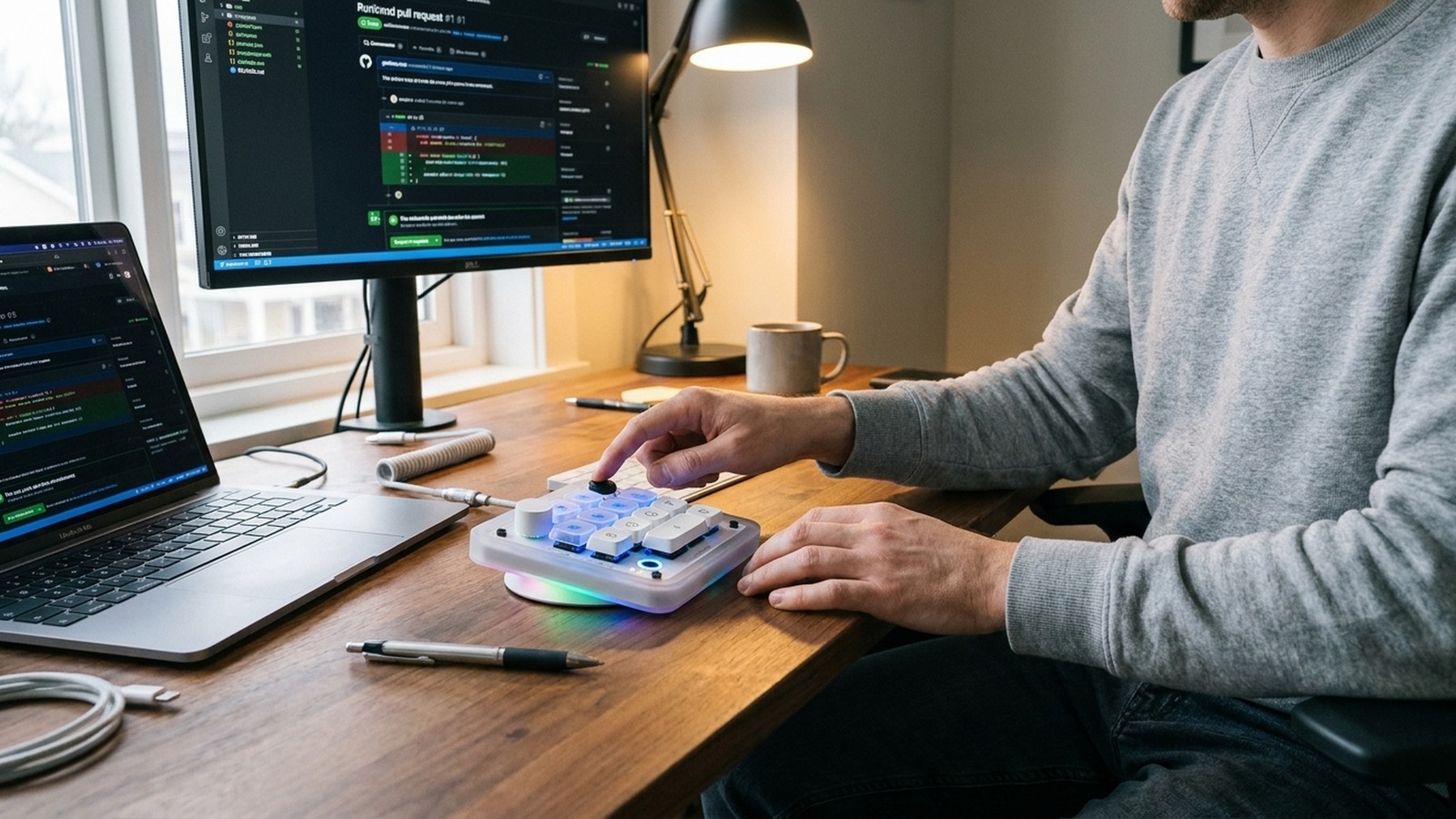 Codex Micro 손으로 다이얼 조작