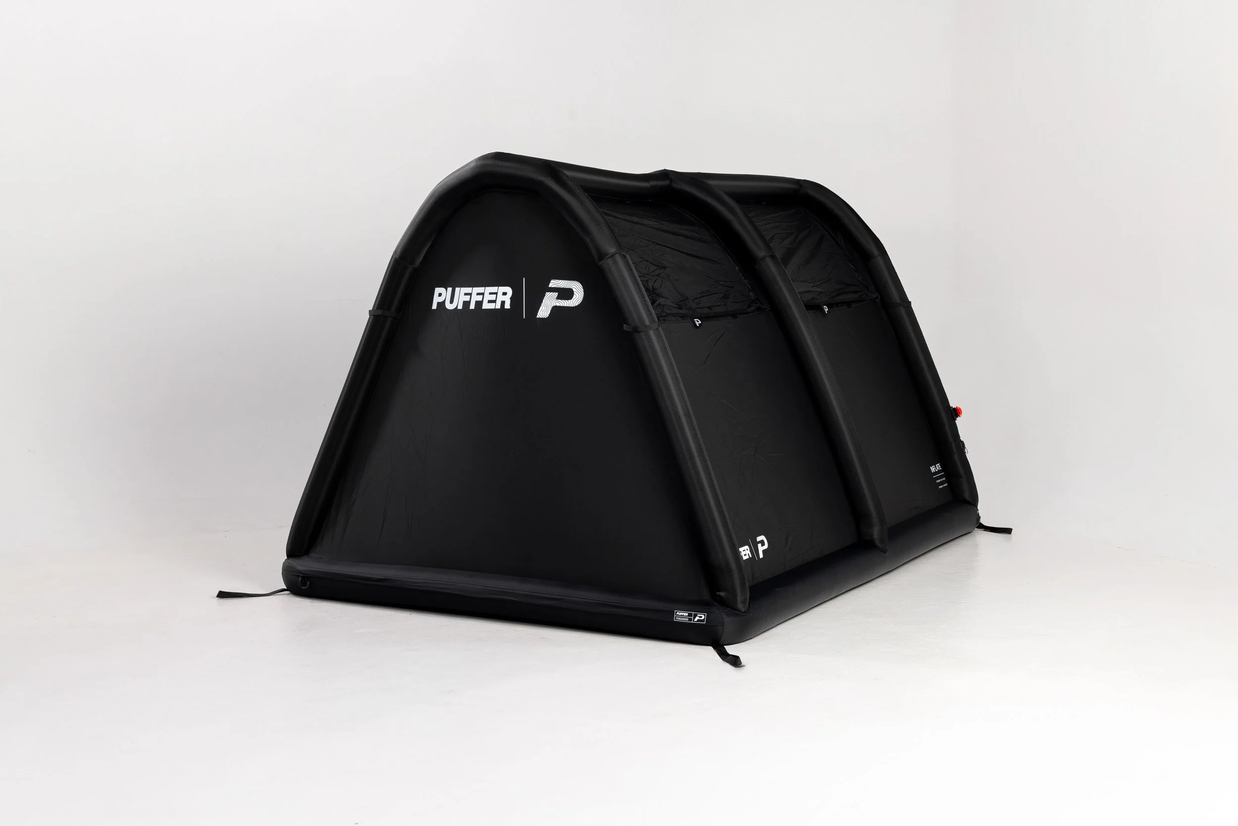 PUFFER 텐트 정면 셋업 모습
