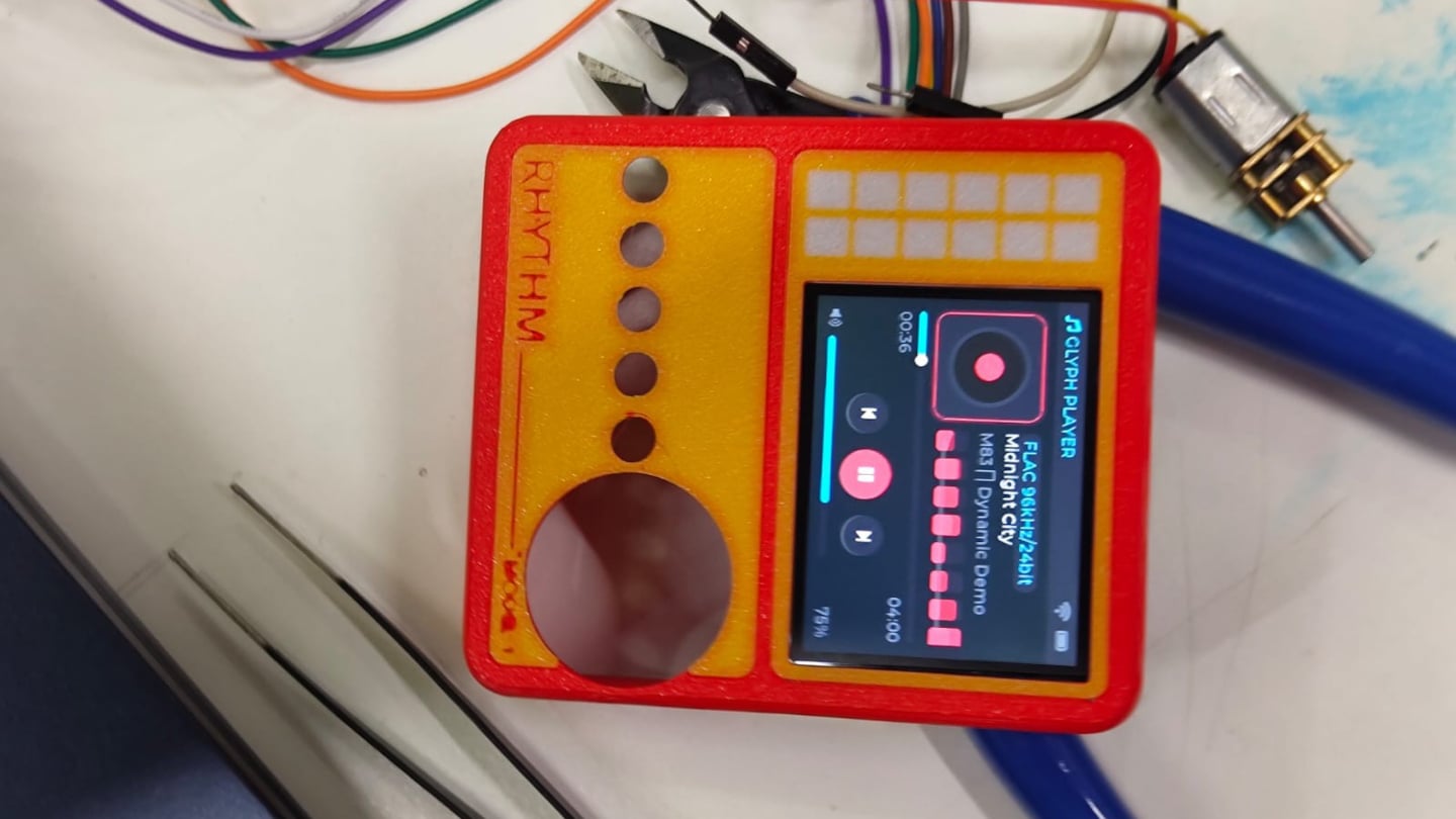 RHYTHMミュージックプレーヤーのディテール3