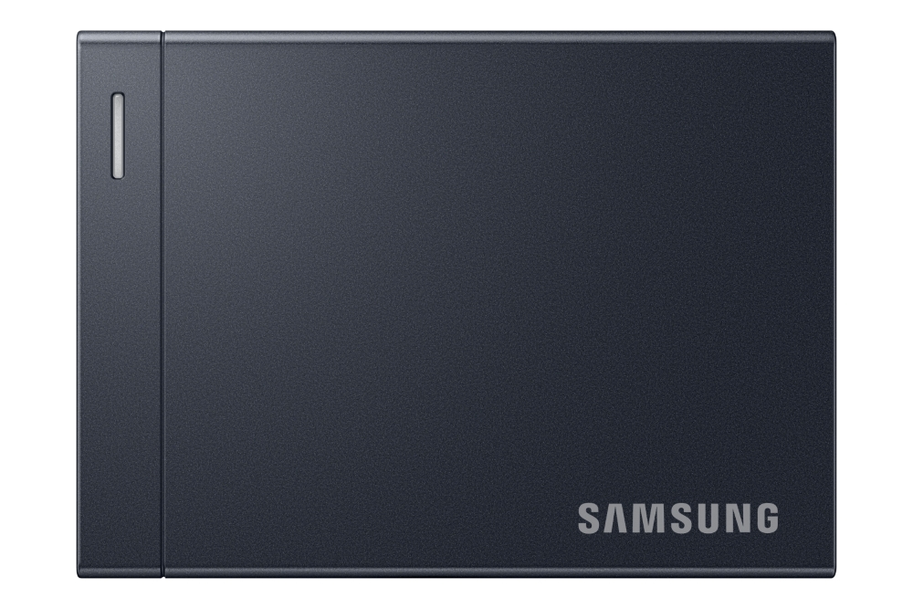 삼성 포터블 SSD 상단 클로즈업