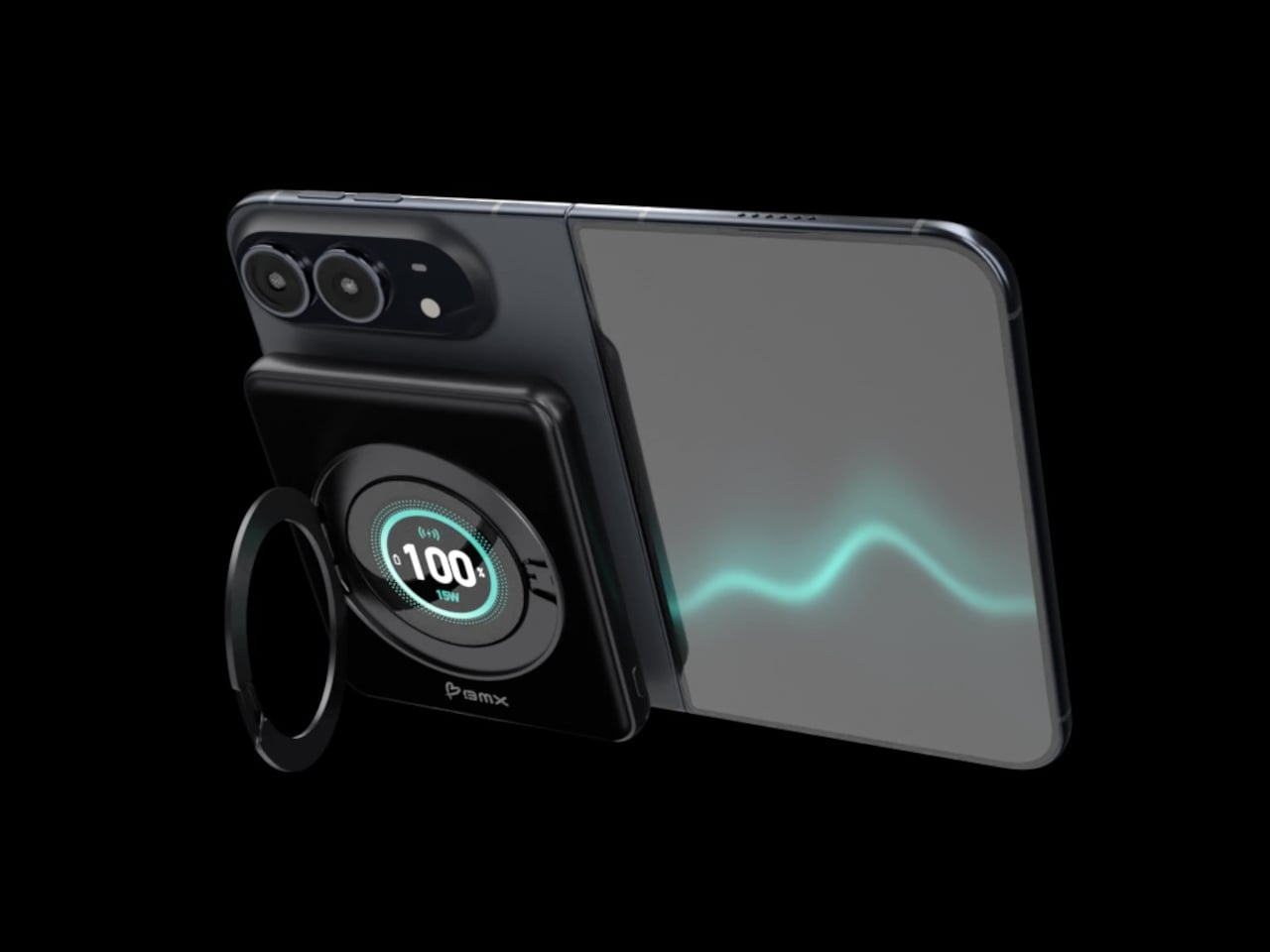SolidSafe Duo - A 5,000mAh Magnetic Power Bank Shaped for Apple's Foldable iPhone
