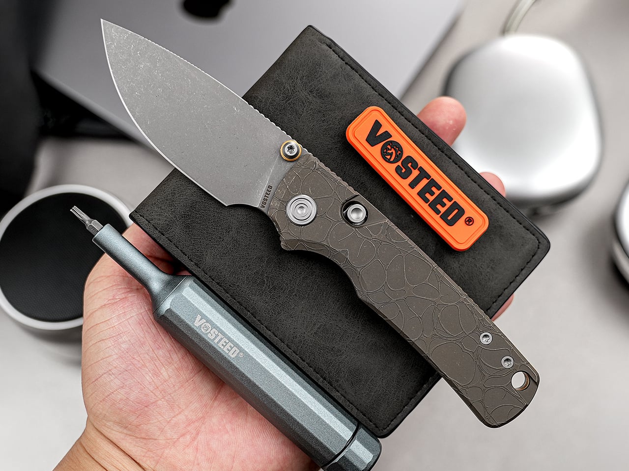 Vosteed Porcupine TiSlim - 주머니에서 잊힐 만큼 얇은 티타늄 폴더