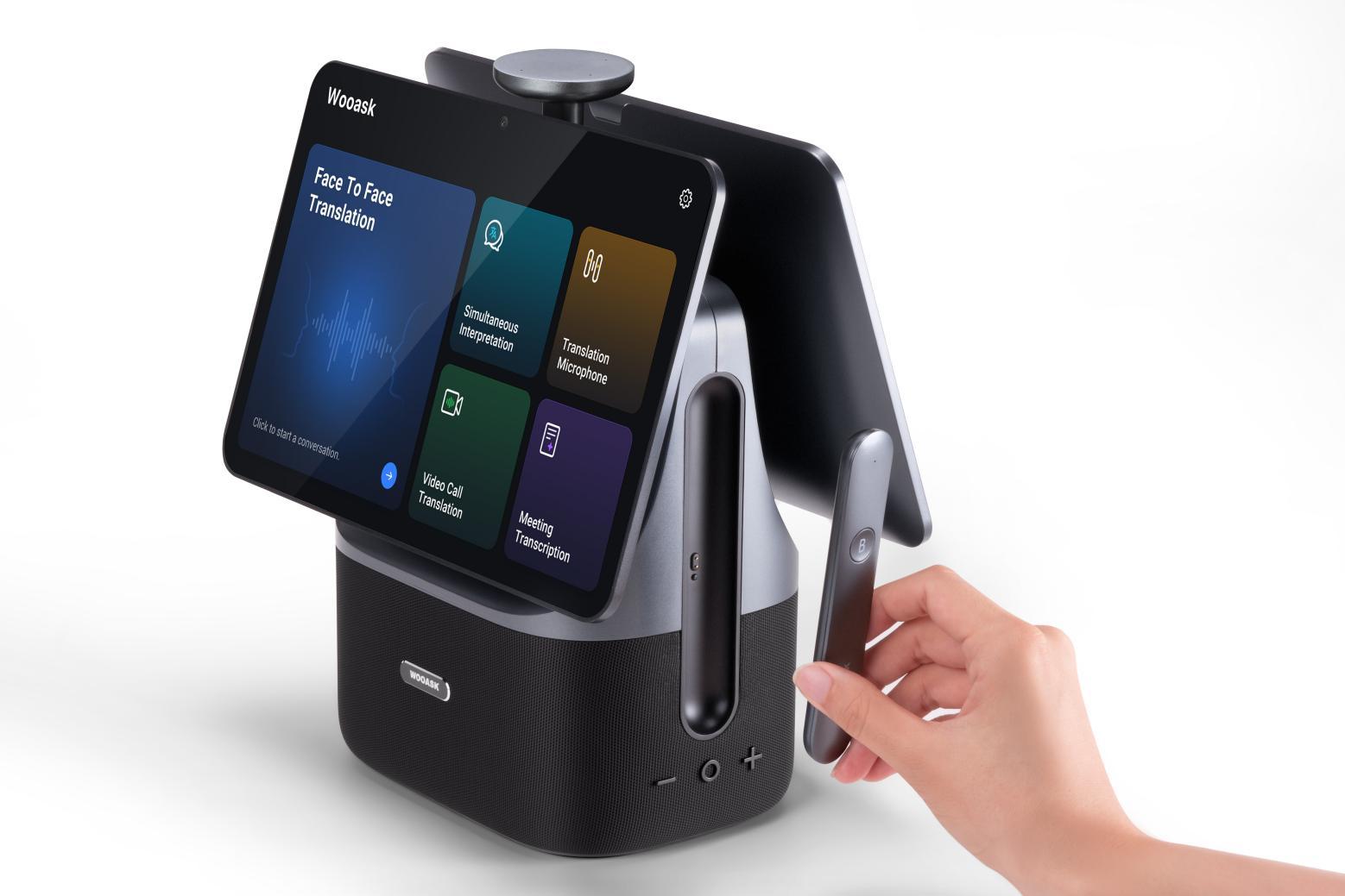 Wooask AI TransNote T05 무선 마이크 클로즈업
