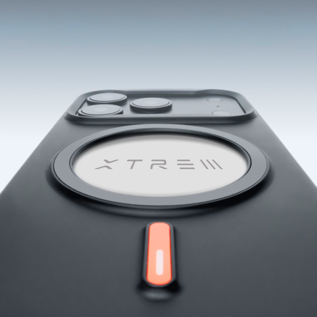 XTREM 케이스 카메라·원형 창 클로즈업